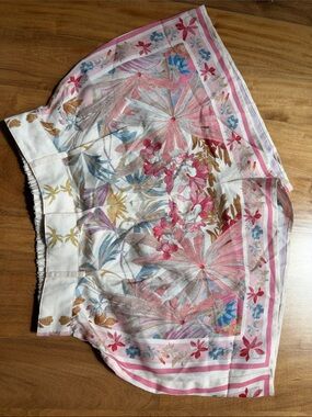 Pink Floral shorts in size XS